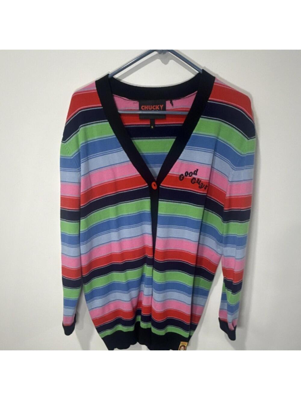 Killstar Chucky Good Guys Striped Sweater Multicolor Tops & Shirts Size S